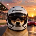 dog in helmet $dih