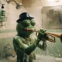 SHOWER TRUMPET PEPE MASTER $TRUMPET
